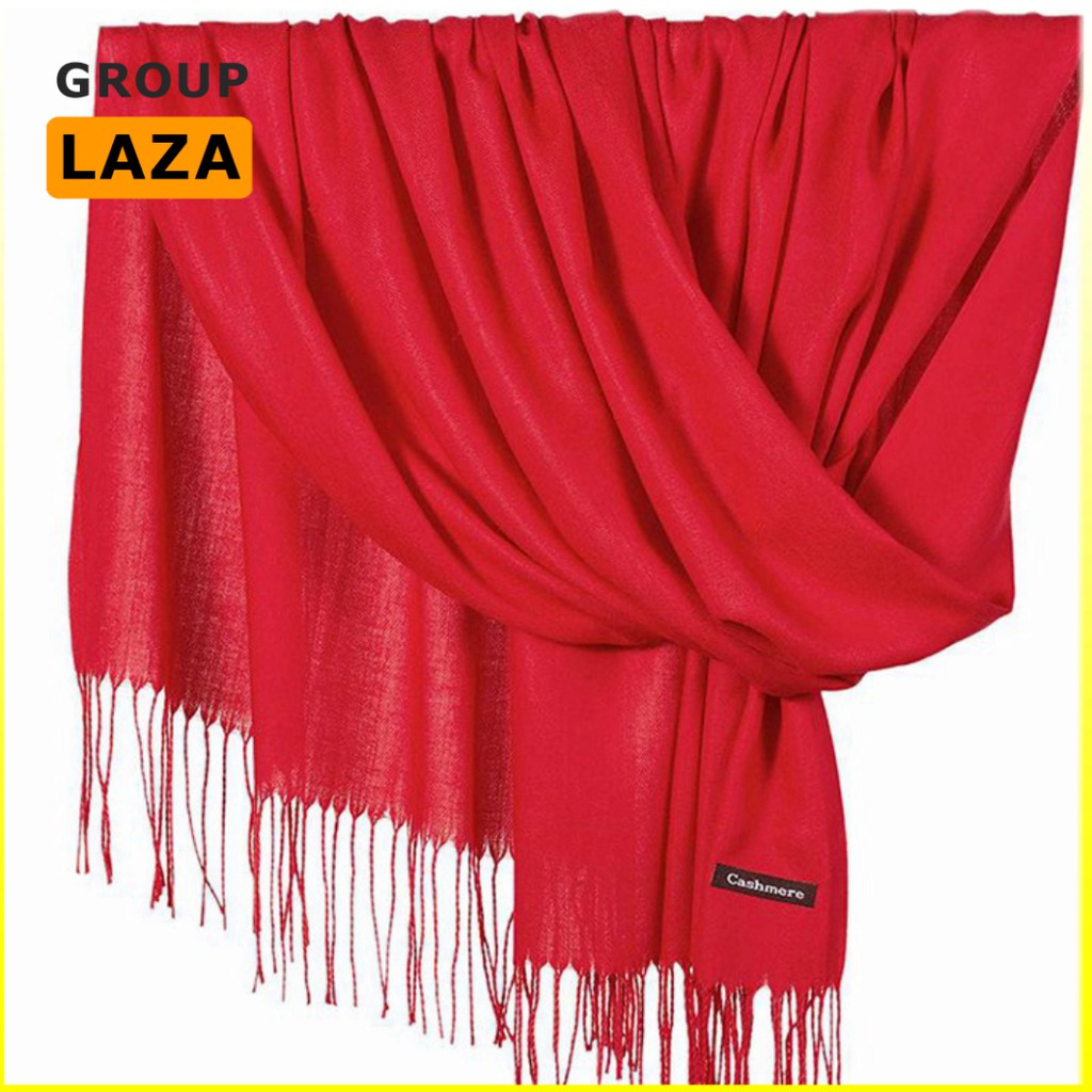 KHĂN CHOÀNG CASHMERE CÁC MÀU TRƠN CỰC MỊN ĐẸP LazaGroup