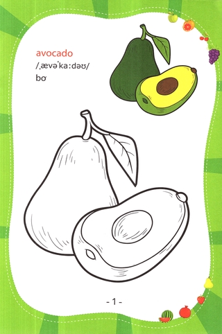 Coloring Book! Tô Màu Trái Cây