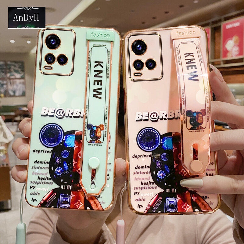 Ốp Lưng Hình Gấu Đáng Yêu Cho Vivo Y21
