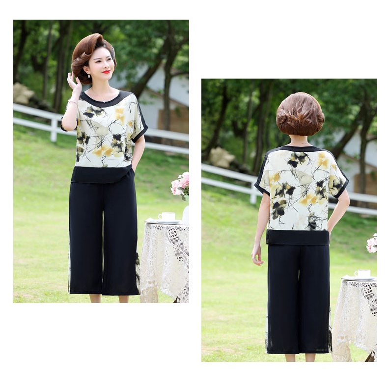 Áo Sơ Mi Chiffon Phong Cách Phương Tây Thời Trang Mùa Hè Hàng Mới Dành Cho Phụ Nữ Trung Niên 2022