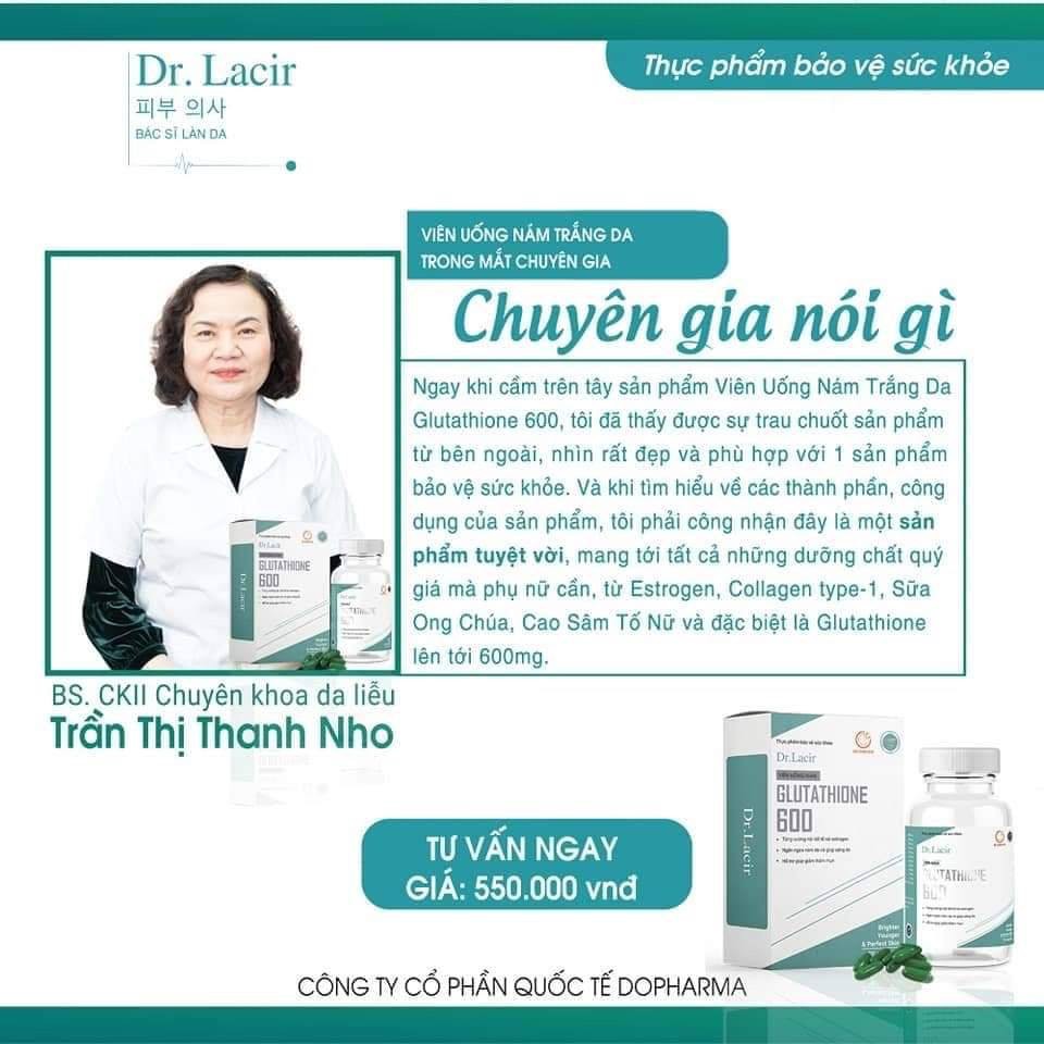 Viên uống nám 💚FREESHIP💚 Viên uống cải thiện nám GLUTATHIONE 600 | BigBuy360 - bigbuy360.vn