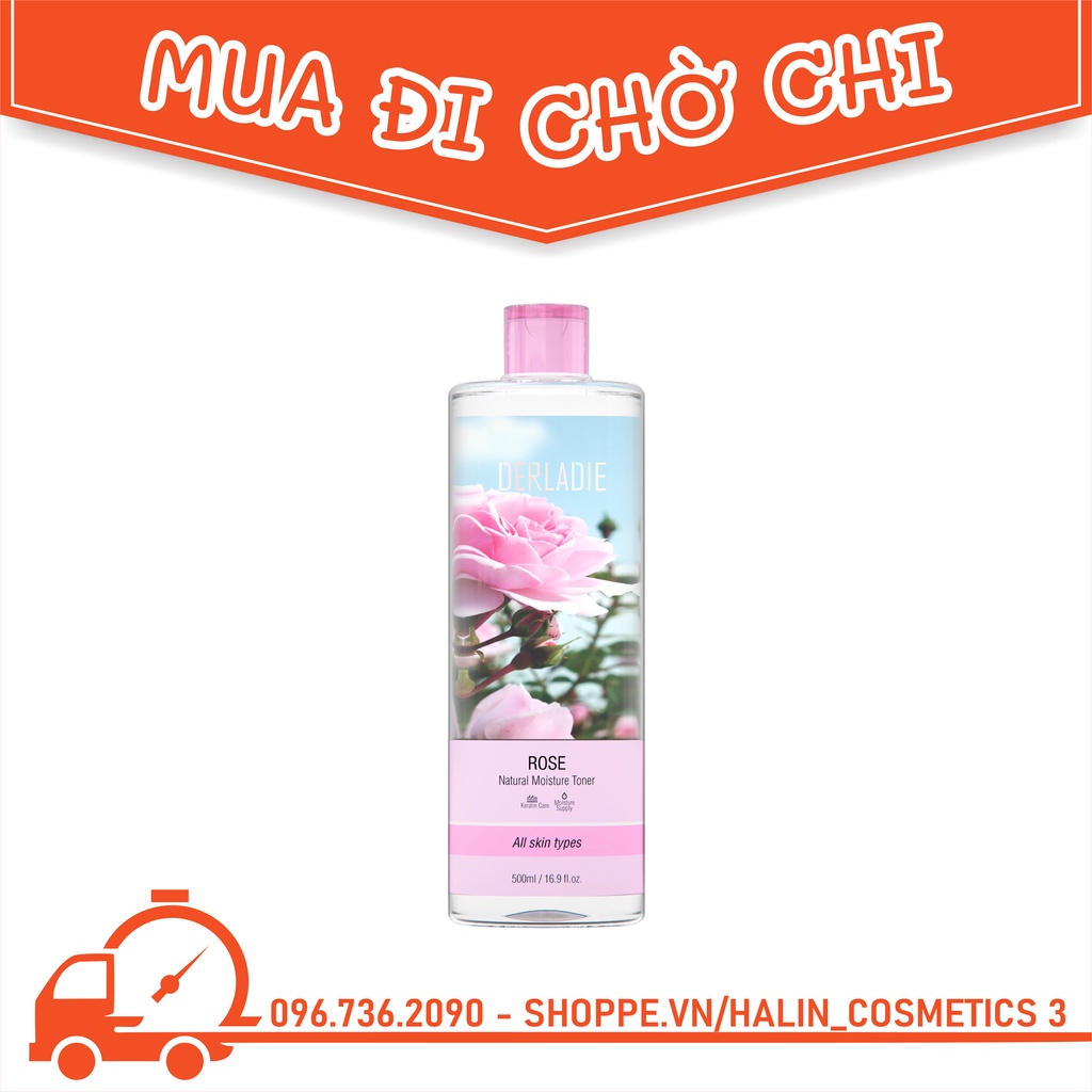 Nước hoa hồng Derladie toner chiết xuất cây hoa hồng
