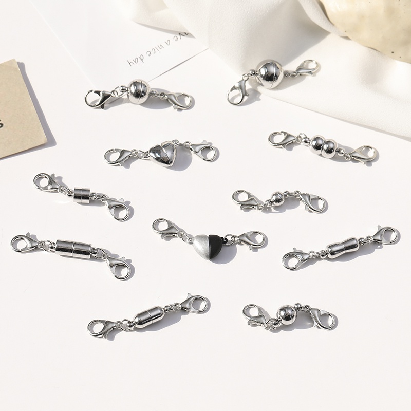 Dây Đeo Cổ Khóa Nam Châm Bằng Thép Không Gỉ Cho Người Lười