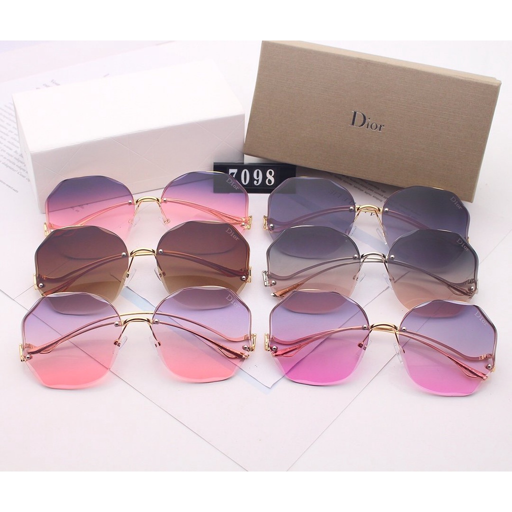 Dior_ Kính râm 2021 Thời trang mới của Hàn Quốc Nam và Nữ Kính râm phân cực một mảnh Cặp đôi hợp thời trang Du lịch ngoài trời Kính râm lái xe Thời trang Ngôi sao đường phố Chụp ảnh Wild Anti-UV Kính râm