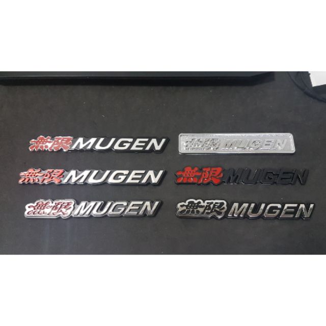 MUGEN HONDA LOGO BADGE 3D Trang trí phía sau