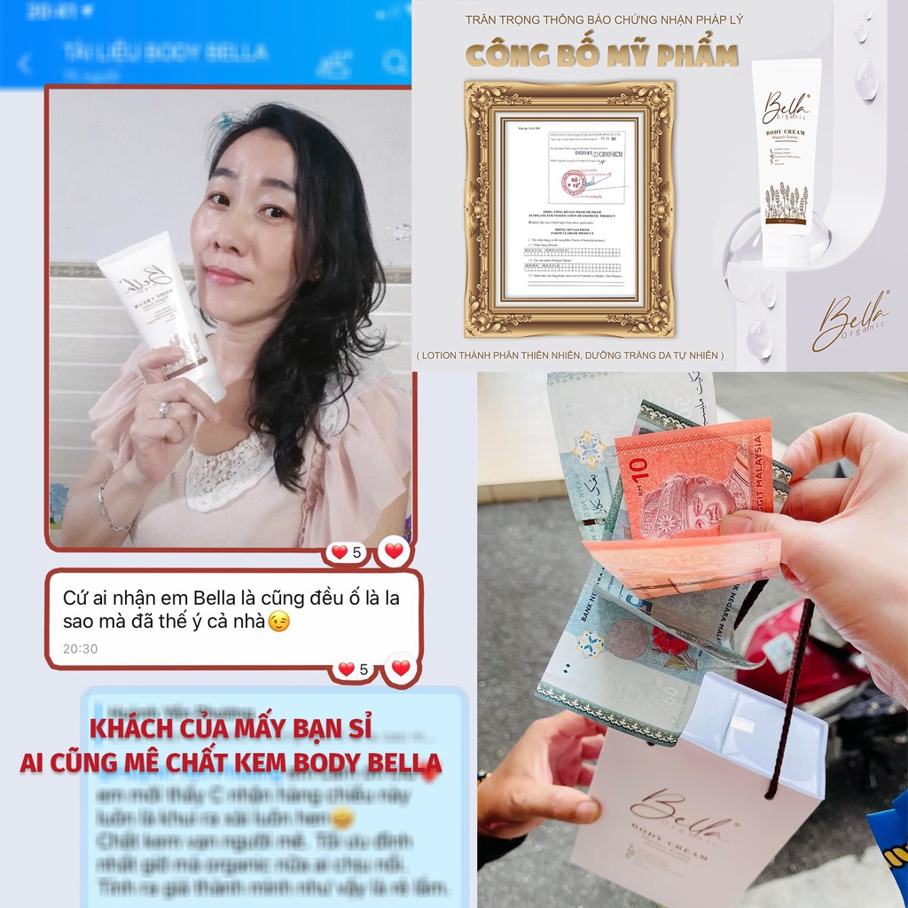 KEM BODY DƯỠNG DA CHUYÊN SÂU TRẮNG HỒNG BẬT TONE SAU 7 NGÀY | BigBuy360 - bigbuy360.vn