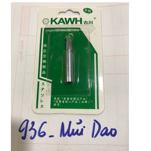 Đầu mỏ hàn 936 .Mũi dao