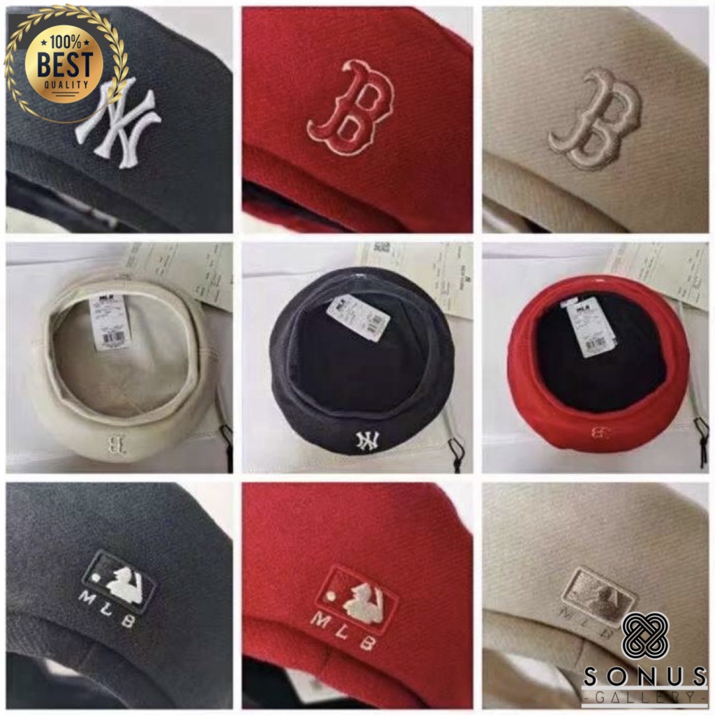 Mũ BERET Mlb BARET Hàn Quốc B NY FLEX Nhập Khẩu | Thêu Chất Lượng Cao