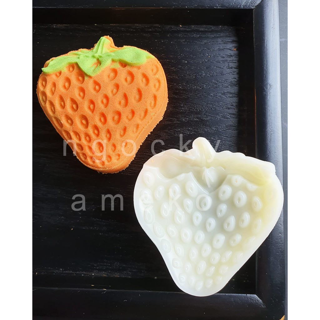 NQ50-862 - KHUÔN LÒ XO BÁNH TRUNG THU / BÁNH DỨA  HÌNH TRÁI DẤU