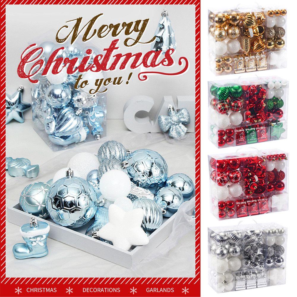 Set 80 Quả Châu Trang Trí Cây Thông Giáng Sinh Năm Mới