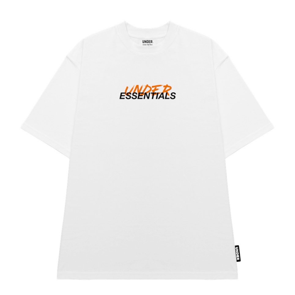 (Sẵn) Áo thun UNDER Essentials Tee (Trắng) - UTS003 (ảnh thật)