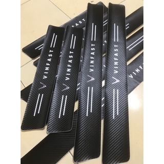 Nẹp dán chống xước bậc cửa, bậc cốp Vinfast fadil, Lux A, SA, VF5, E34, VF8, VF5, VF9, VF3, VF6
