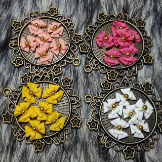 Nơ bột 5D nhụy charm cao cấp N11