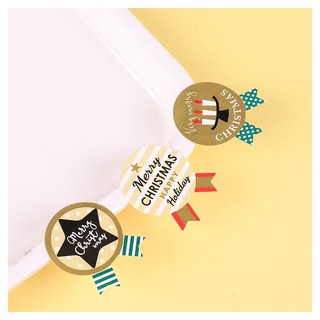 Sticker tem dán trang trí giáng sinh bảng 9 miếng