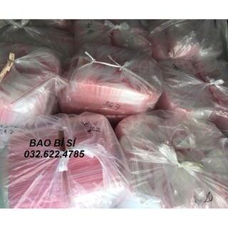 [1KG] Túi zip chỉ đỏ (zip PE, zip lock, zip viền đỏ)