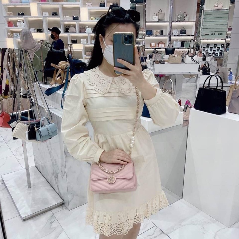 Túi lyn đeo chéo khoá tròn