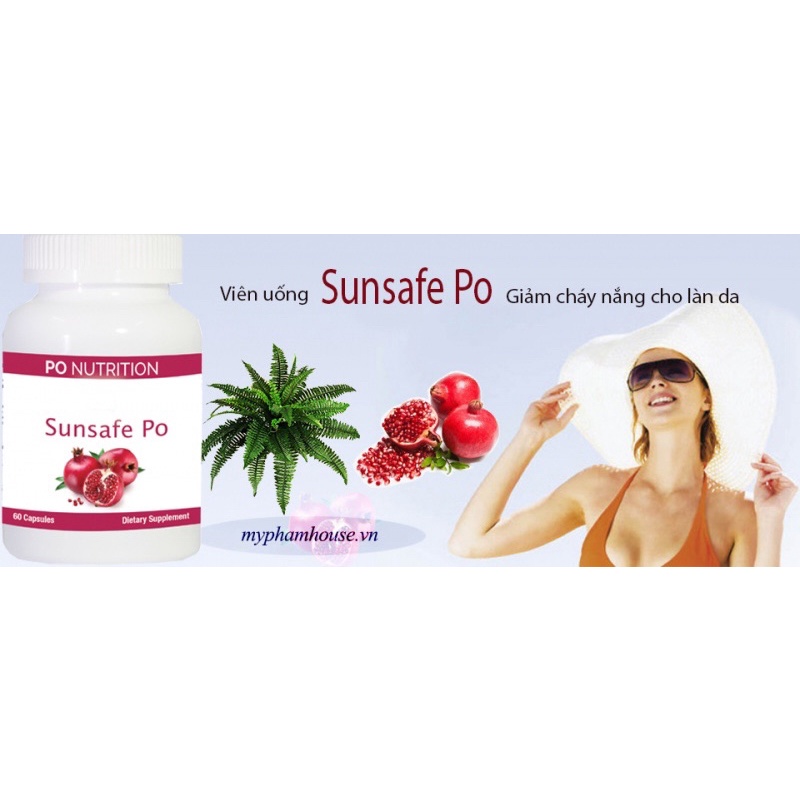 Viên uống chống nắng SUNSAFE PO