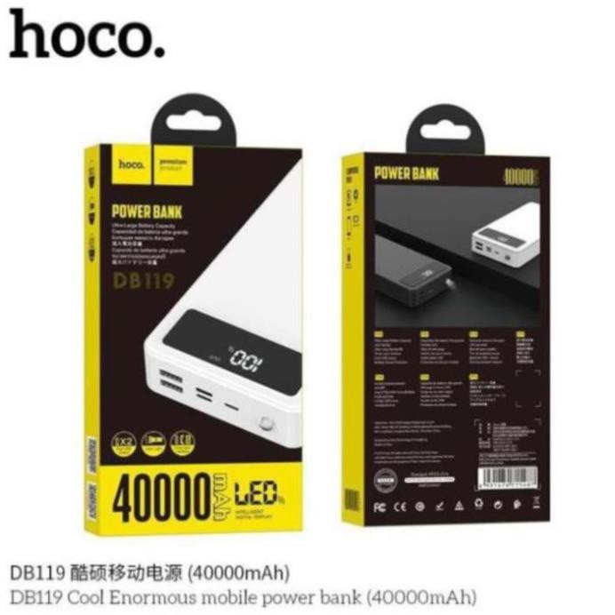 Pin Sạc Dự Phòng Dung Lượng 40000mAh chính hãng Hoco DB119