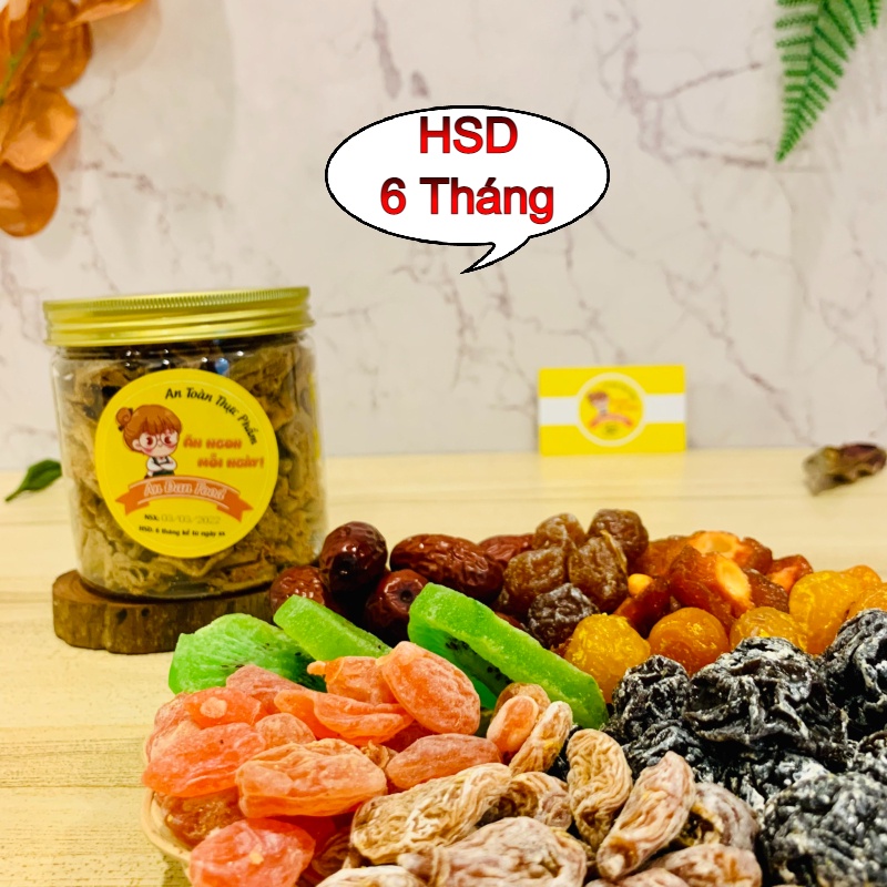 Ô Mai Xí Muội Chanh  Vị Chua Mặn Ngọt Hũ 355G Ô Mai Xí Muội Thơm Ngon – Tốt Cho Sức Khỏe