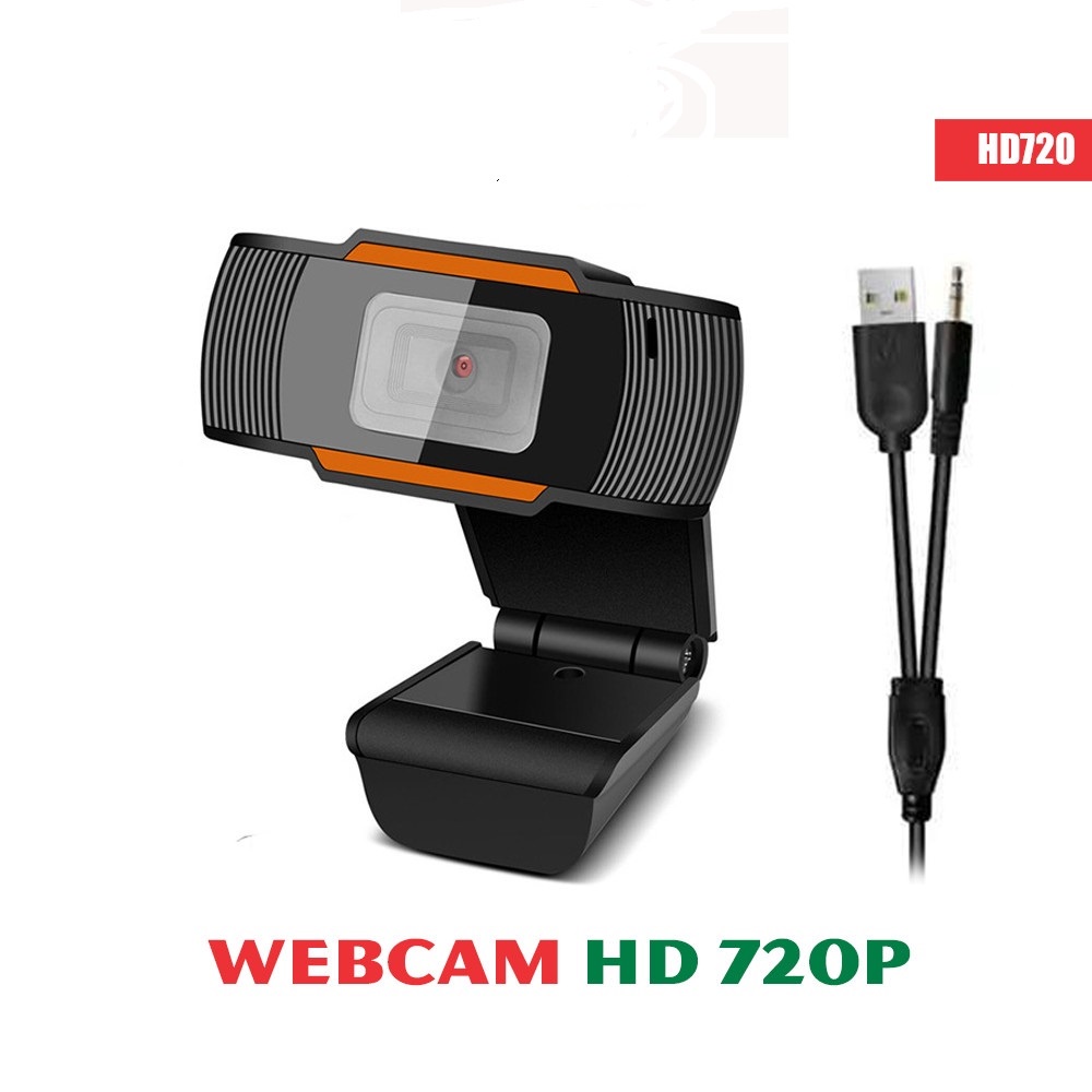 Webcam chân kẹp HD 720P Kèm MIC
