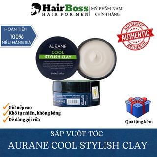 Sáp vuốt tóc chính hãng Aurane Cool Stylish Clay tạo kiểu giữ nếp tóc
