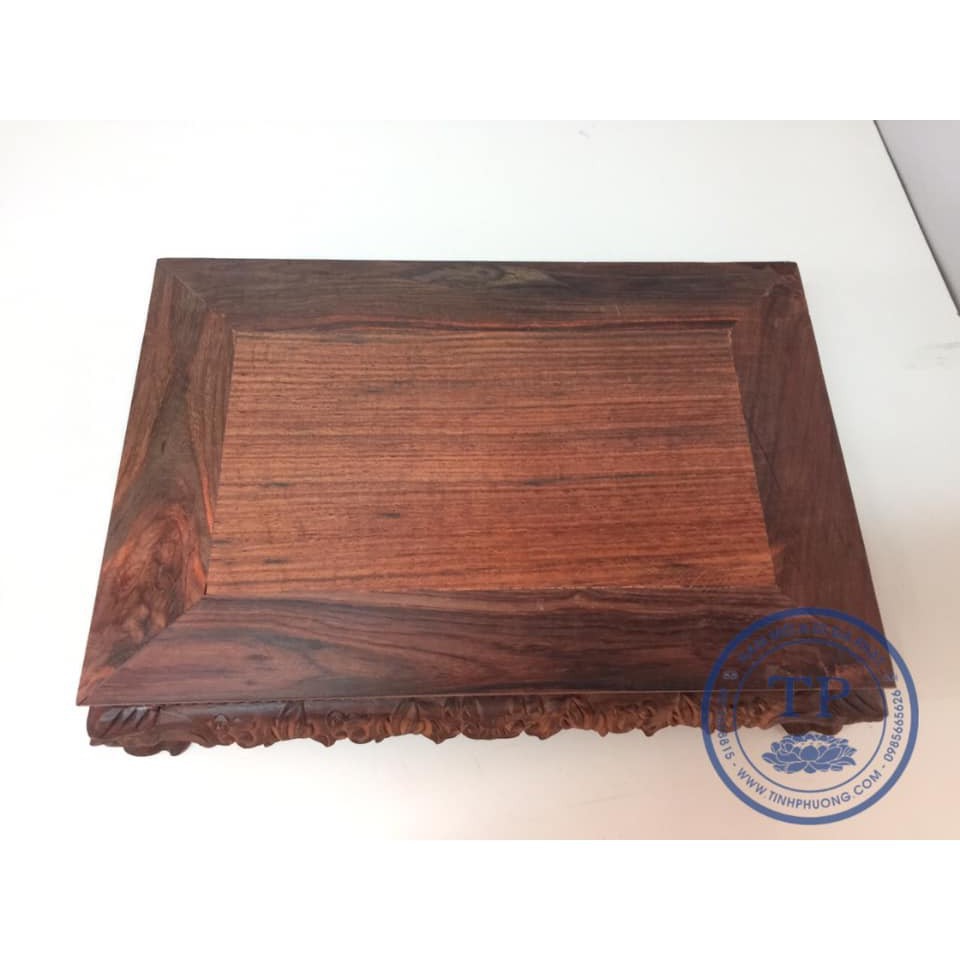 Đế chân quỳ - Đôn kê tượng gỗ hương tinh tế Cao 8cm