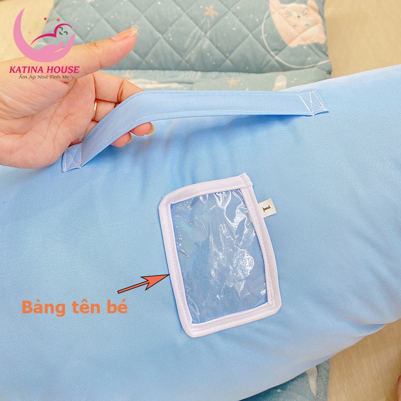 [Tặng kèm túi]Túi ngủ cho bé đi học mầm non tiểu học vải tencel mềm mại, siêu mát với nhiều họa tiết đáng yêu
