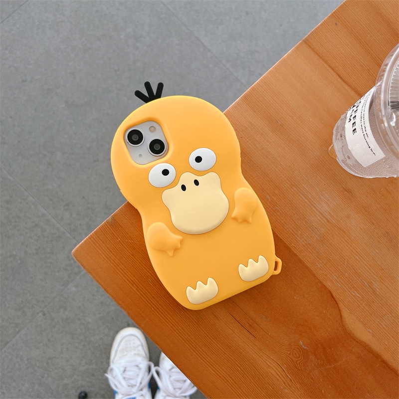 Ốp Điện Thoại Silicon Hình Vịt Cho iPhone 7 / 8 XS Max 11ProMax 12ProMax 13ProMax