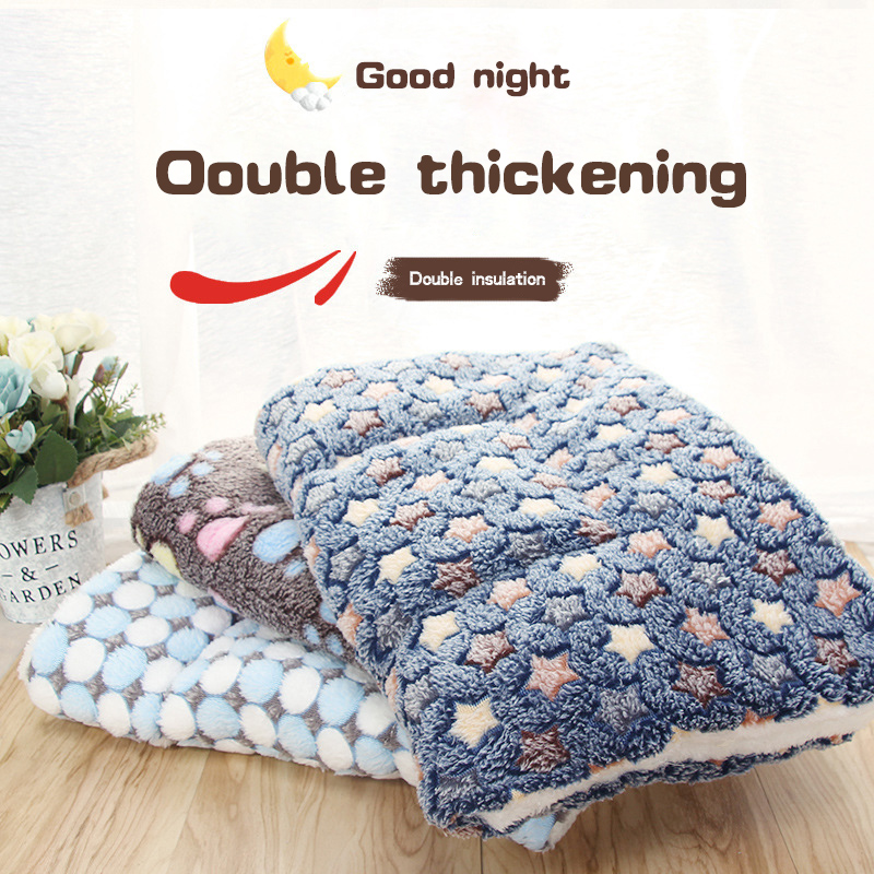 【✈Hàng Có Sẵn &amp; Mã Vạch✈Chăn Ngủ Cho Thú Cưng Cỡ Nhỏ Bằng Vải Cotton 5 Màu Lựa Chọn