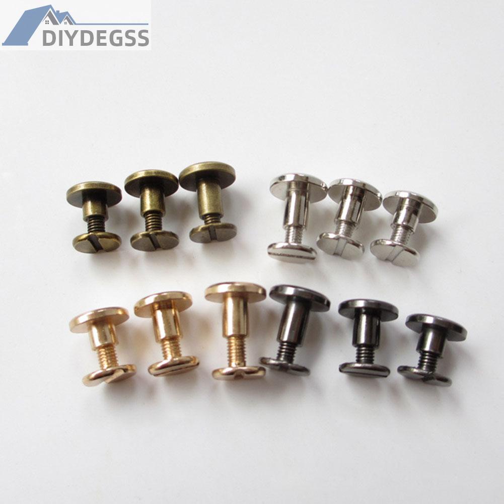 Bộ 20 Đinh Tán Bằng Đồng Thau Dùng Làm Thắt Lưng Da Diy