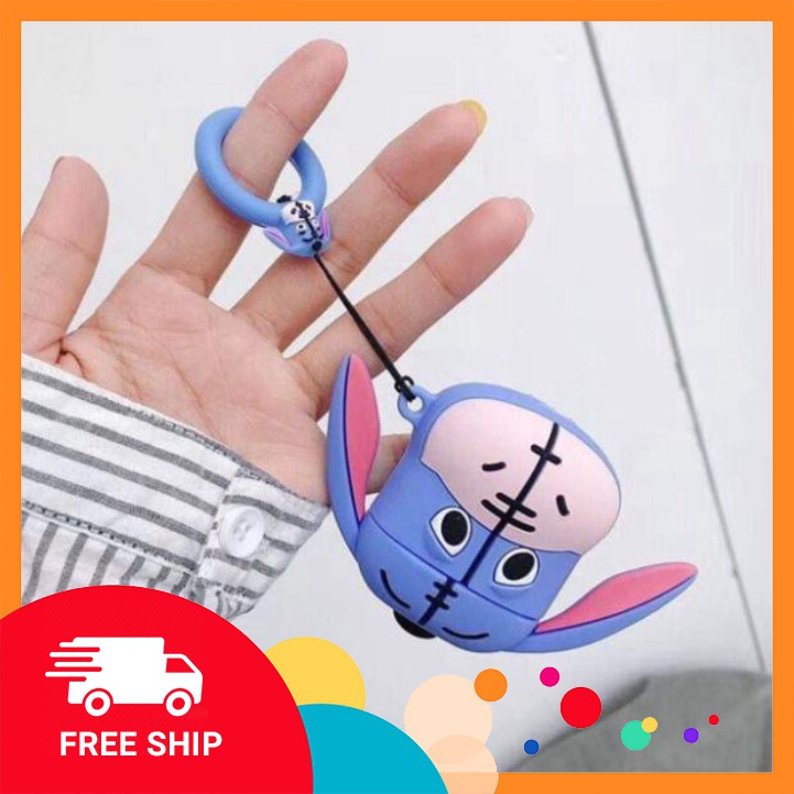 case airpods ốp airpods 👑FREESHIP👑 Vỏ Ốp Bảo Vệ Tai Nghe airpods Silicone Hình Lừa eeyore | BigBuy360 - bigbuy360.vn
