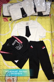 Đồ bộ giả vest bé trai