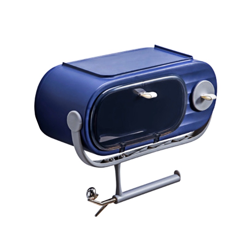 Hộp Đựng Khăn Giấy Gắn Tường Kèm Giá Đỡ Khăn Giấy Tiện Dụng