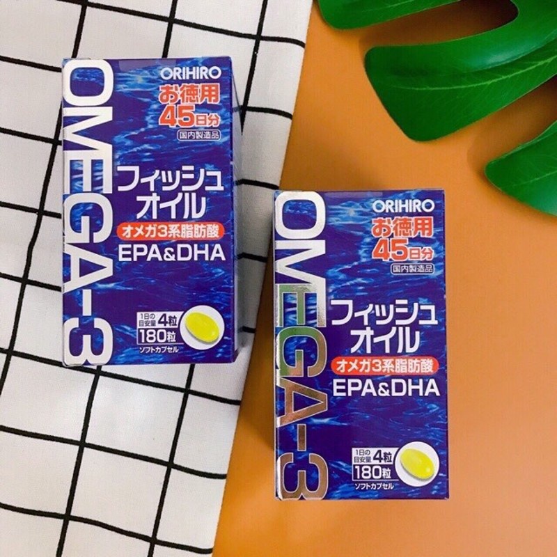 Viên uống OMEGA-3 ORIHIRO 180 viên