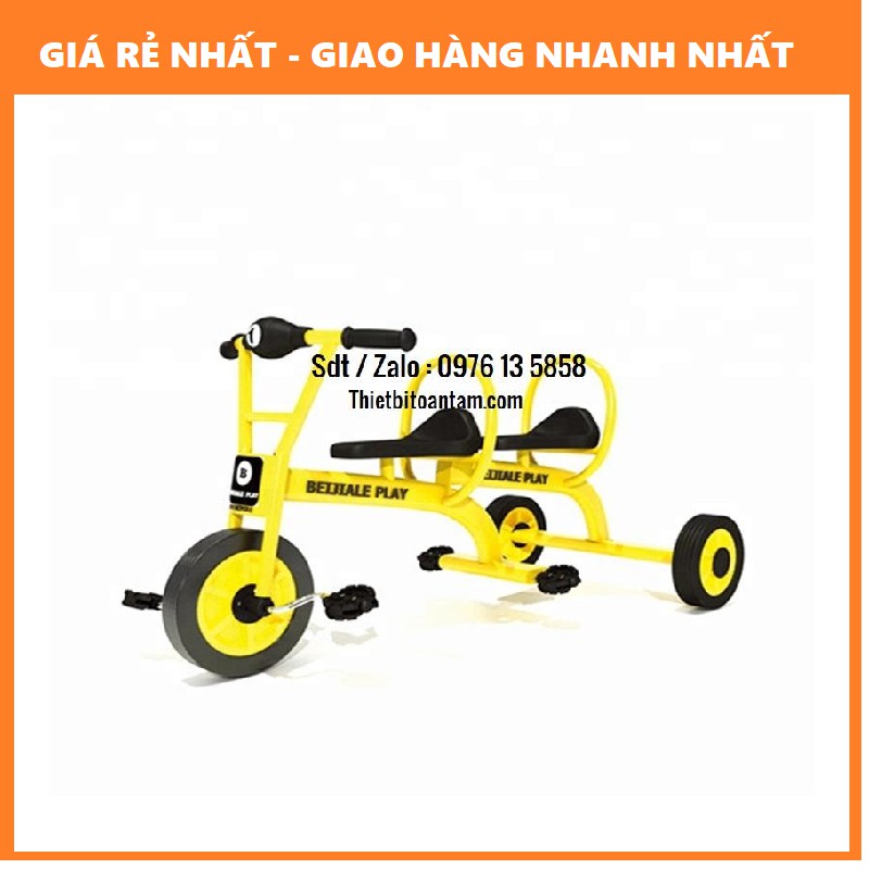 Xe đạp 2 chỗ ngồi cho bé tập đi giá tốt