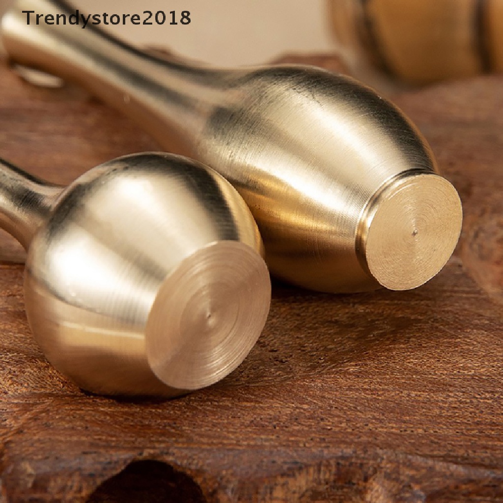 Lọ hoa mini bằng đồng nguyên chất màu vàng kim trang trí phòng khách thời trang 2018