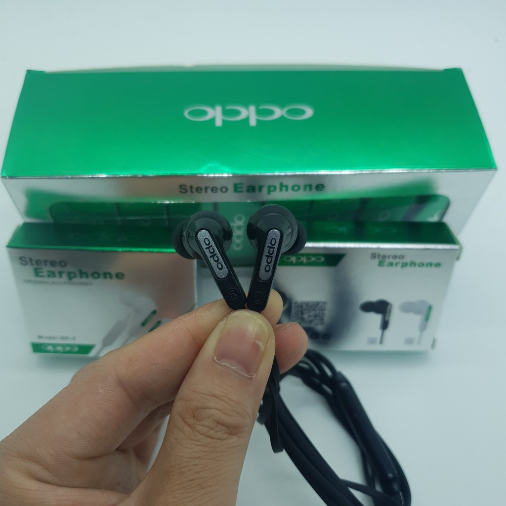 Tai Nghe Nhét Tai Oppo Stereo Earphone  - Chống Gẫy Gập - Chống Rối - Âm Thanh Hay - Bảo Hành 1 Đổi 1 Trong 6 Tháng