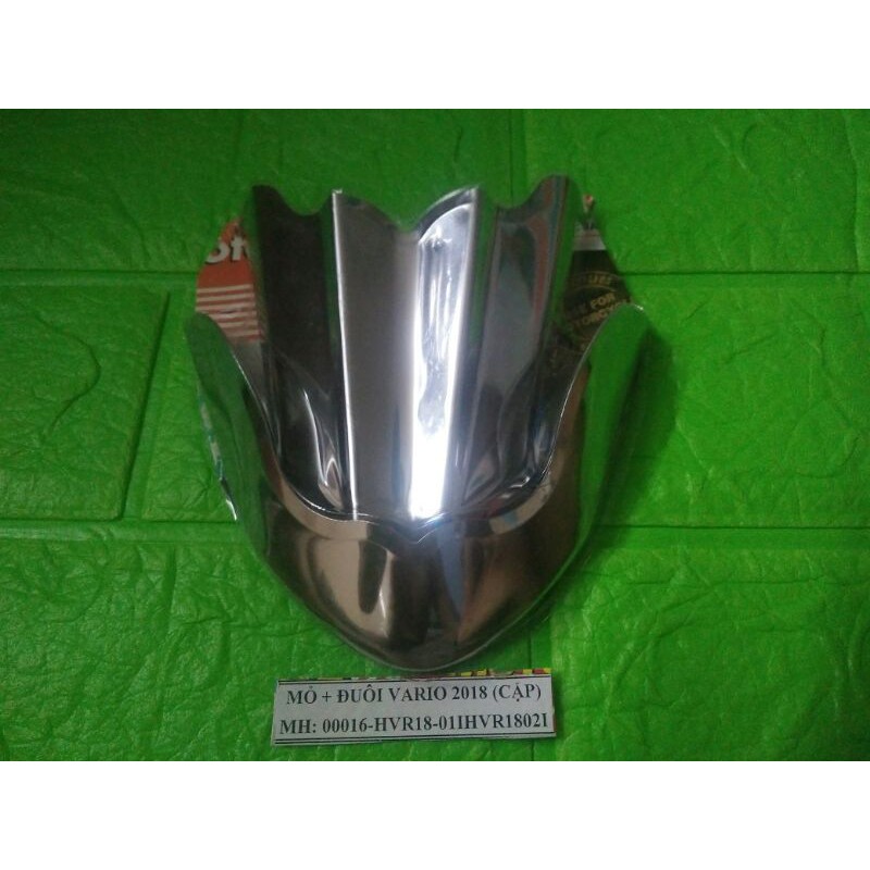 Bộ ốp Mỏ và đuôi Vario 2018 inox Thái