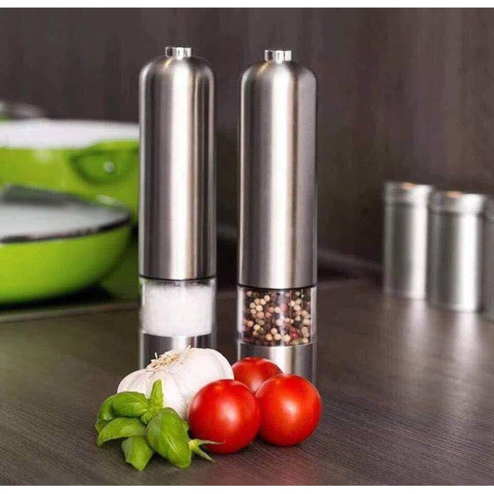 CỐI XAY TIÊU INOX PEPPER MULLER (XÀI PIN AA)