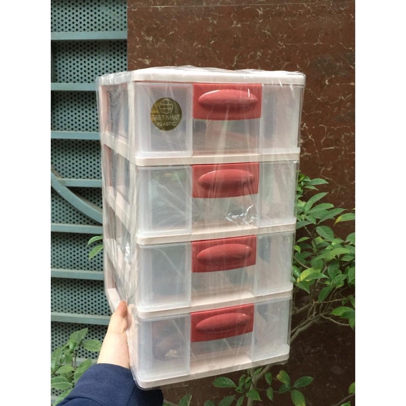 Tủ Nhựa 3,4,5 Tầng Mini Việt Nhật Trong Suốt