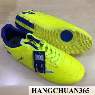 [HANGCHUAN365] Giày đá bóng trẻ em, người lớn Prowin S50 đinh nhỏ màu vàng chanh, Hàng Việt Nam - chính hãng