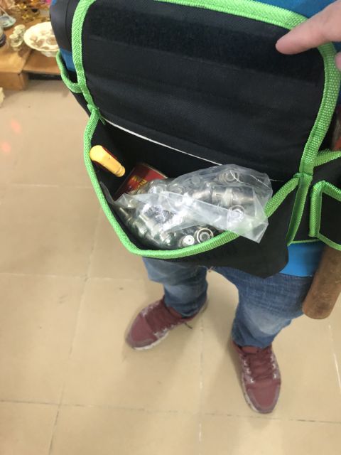 Đai kỹ thuật hông tiện lợi, đeo khoan,kìm búa, có ngăn đựng vít, siêu bền, tiện lợi | BigBuy360 - bigbuy360.vn