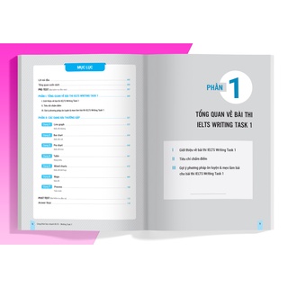 Sách IELTS KEY WRITING - Công thức học nhanh IELTS Writing Task 1-MGB