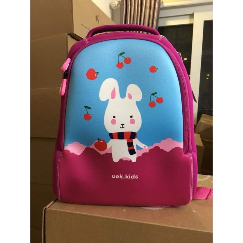 Balo UEK cho bé mẫu giáo, full hộp, tặng móc cặp size S