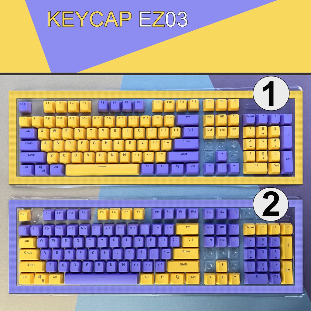 [Mã SKAMSALE03 giảm 10% đơn 200k] Keycap PBT Xuyên Led EZ-03