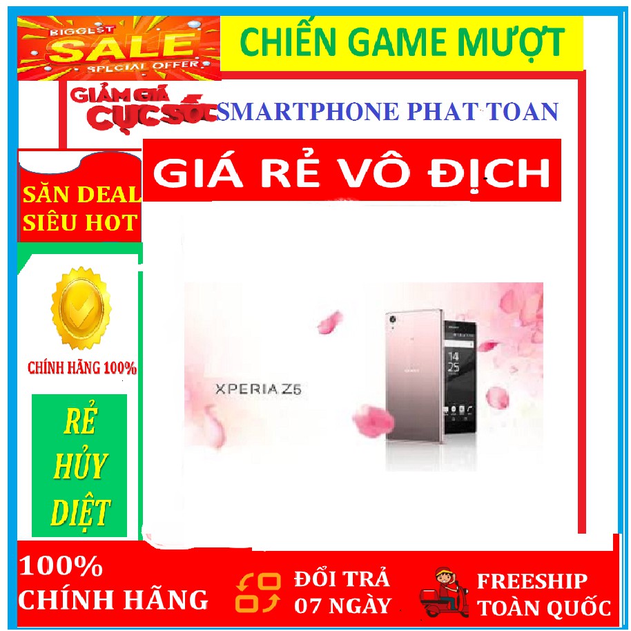 điện thoại Sony Xperia Z5 ram 3G/32G mới, Chơi game nặng mượt