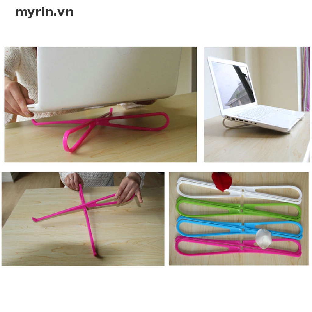 1 Giá Đỡ Laptop Bằng Nhựa Thiết Kế Nhỏ Gọn Tiện Dụng