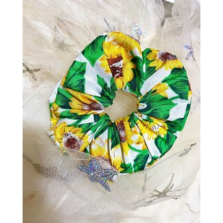 SCRUNCHIE/CỘT TÓC HÌNH HOA HƯỚNG DƯƠNG SIÊU XINH