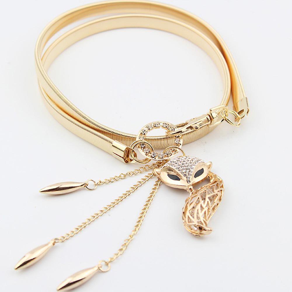 JARRED Thắt Lưng Dây Mỏng Phối Tua Rua Thời Trang Cho Nữ