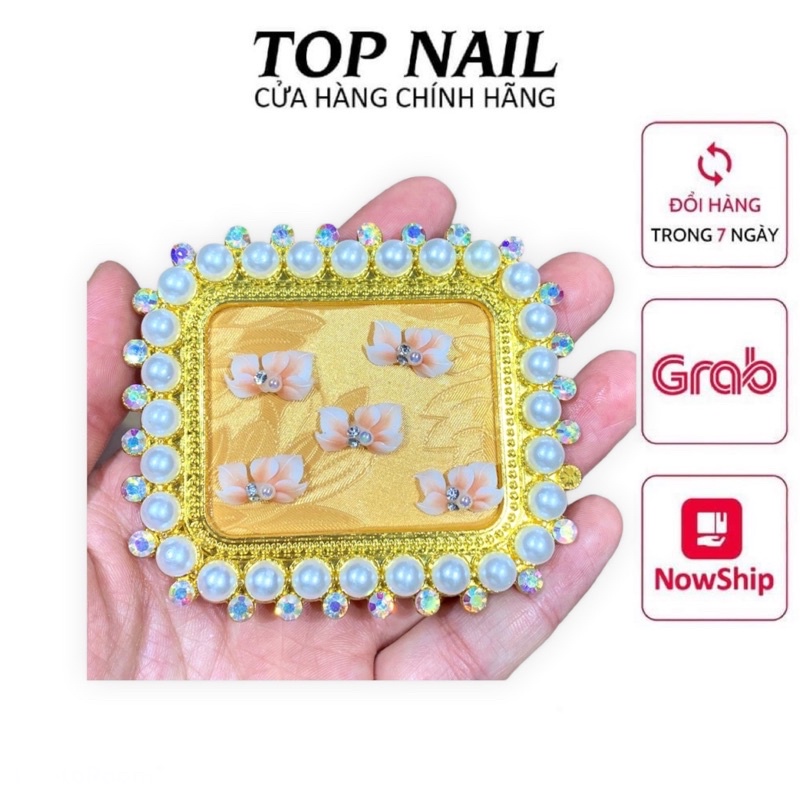Hoa bột,hoa cánh tiên trang trí móng tay